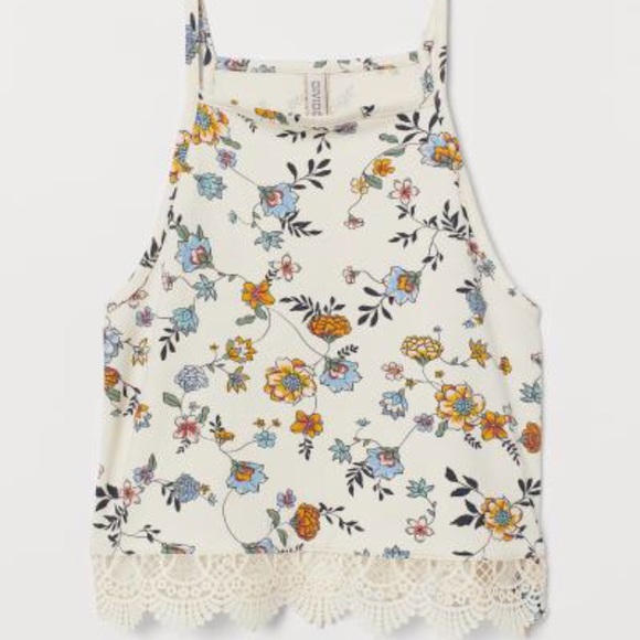 SOLD 🟡 [Bundle 5/$25] HP 🌟 5.9.20 Floral halter - Picture 4 of 6